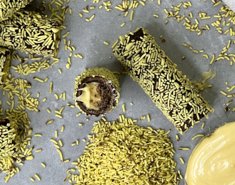 Πουράκι με πραλίνα Λεμονιού, συσκευασία 500γρ.