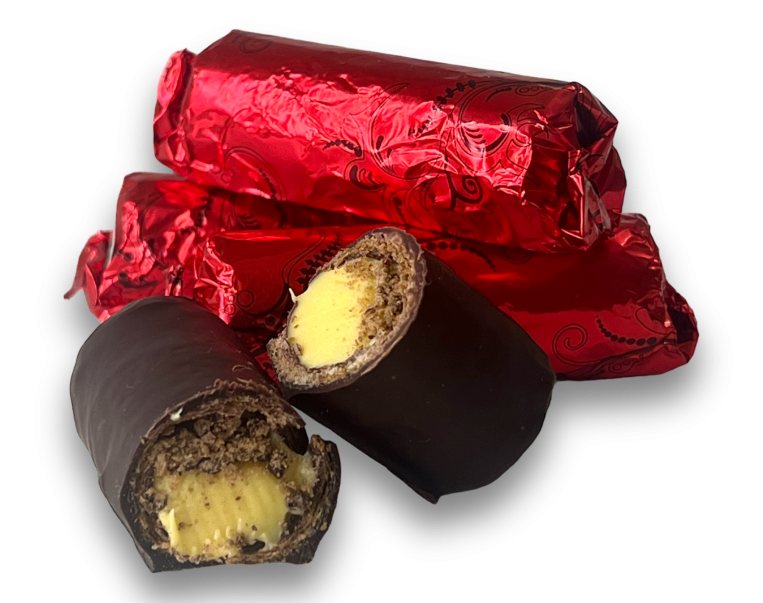 Τυλιχτό πουράκι σοκολάτας με γέμιση κρέμα λεμόνι, συσκευασία 500γρ.