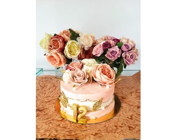 Τούρτα με Λουλούδια